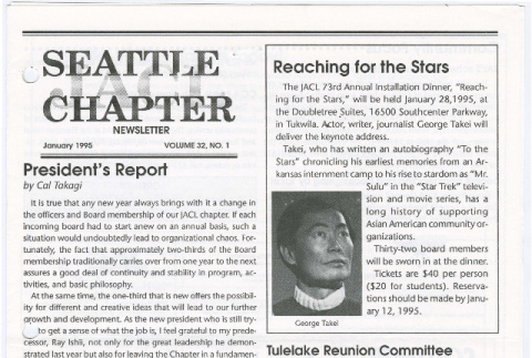 Seattle Chapter, JACL Reporter, Vol. 32, No. 1, January 1995 (ddr-sjacl-1-546)