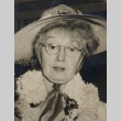 A woman wearing leis (ddr-njpa-1-2468)