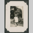 one girl in a yard (ddr-densho-378-509)