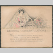 Wedding congratulations card (ddr-densho-316-125)
