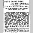 Picnic Shows There Are Many Japanese. South Park Residents Wonder Where All of the 2,000 Brown Men Who Met There Sunday Came From. (May 17, 1908) (ddr-densho-56-126)