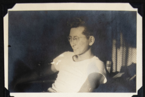 Mino in a white shirt (ddr-densho-542-639)