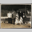 A group standing on a deck (ddr-densho-278-71)