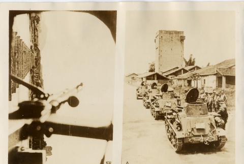 Tanks and the view looking out over a gun (ddr-njpa-6-61)