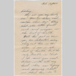 Letter from Alvin Uchiyama to Kathleen Koga Uchiyama (ddr-densho-406-91)