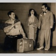 Three Japanese actors performing in a show (ddr-njpa-4-6)