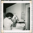 Woman giving a baby a bath (ddr-densho-321-275)