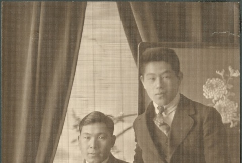Portrait of two men (ddr-densho-321-890)