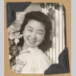 Portrait of a girl with flowers (ddr-densho-542-201)