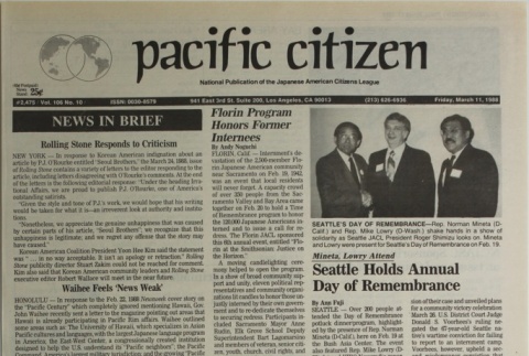 Pacific Citizen, Vol. 106, No. 10 (March 11, 1988) (ddr-pc-60-10)