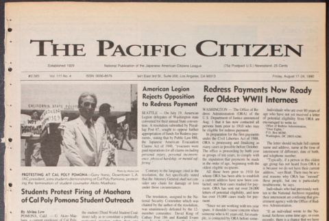Pacific Citizen, Vol. 111, No. 4 (August 17-24, 1990) (ddr-pc-62-29)