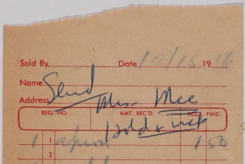 Receipt (ddr-densho-424-497)