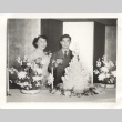 Wedding Reception of Olinda Saito and Sgt. Raymond Funakoshi (ddr-one-2-51)
