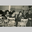 Party for silk screen shop workers (ddr-densho-159-225)