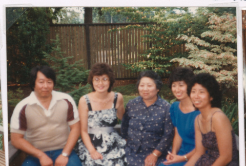 Yukiko Tobe with Isoshima family (ddr-densho-477-517)