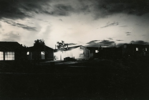 Barracks at night (ddr-densho-159-32)