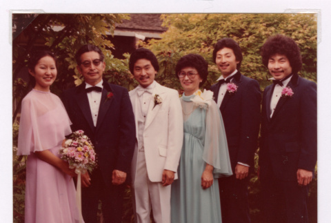 Midori Chikamura's family attending a wedding (ddr-densho-477-550)