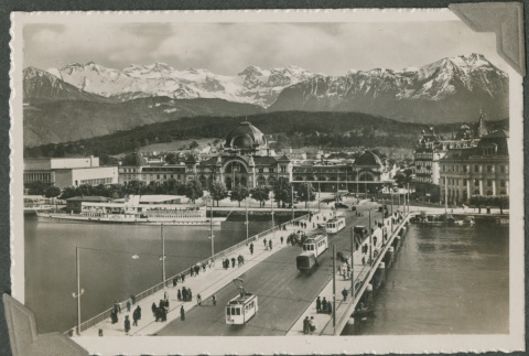 View of Lucerne, Switzerland (ddr-densho-201-878)