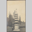 Man and outdoor monument (ddr-densho-278-251)