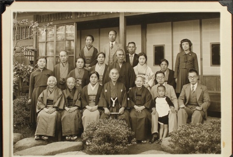Multi-generational family portrait in Japan (ddr-densho-259-534)