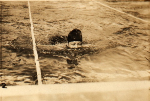 Hideko Maehata swimming breaststroke (ddr-njpa-4-692)