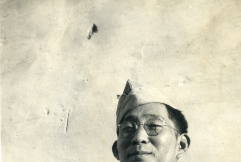 Herbert Ujimori in uniform (ddr-densho-22-358)