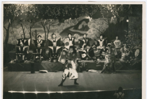 Kabuki performance at Nippon Kan Theatre (ddr-densho-383-358)