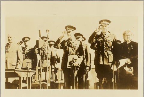 Military commanders standing in salute (ddr-njpa-13-335)