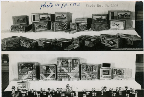 Display of small boxes and small objects (ddr-densho-426-1356)
