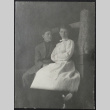 Woman and man sitting (ddr-densho-355-602)
