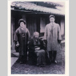Guntaro Kubota with mother Saye Kubota and sister Take Kubota (ddr-densho-122-642)