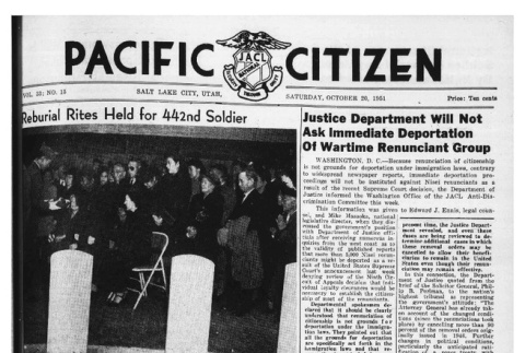 The Pacific Citizen, Vol. 33 No. 15 (October 20, 1951) (ddr-pc-23-42)