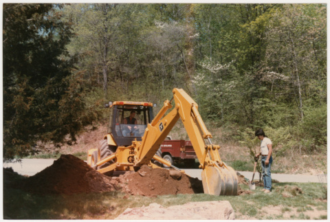 Digging a hole (ddr-densho-377-1953)