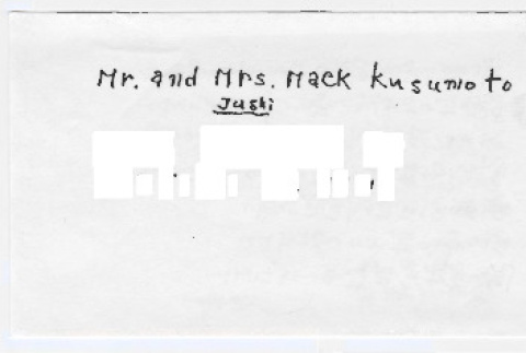 Address and note (ddr-densho-501-95)