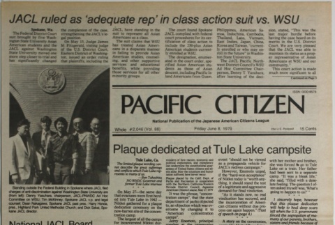 Pacific Citizen, Vol. 88, No. 2046 (June 8,  1979) (ddr-pc-51-22)
