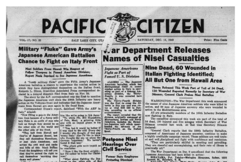 The Pacific Citizen, Vol. 17 No. 23 (December 11, 1943) (ddr-pc-15-48)
