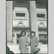 Uemyo Sakagami and Kimi Matsushita at the Boise capitol building (ddr-densho-328-294)