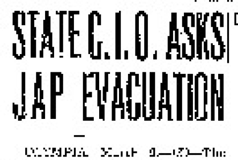 State C.I.O. Asks Jap Evacuation (March 9, 1942) (ddr-densho-56-678)