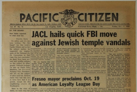 Pacific Citizen, Vol. 47, No. 16 (October 17, 1958) (ddr-pc-30-42)