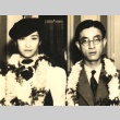 Man and woman wearing leis (ddr-njpa-4-2246)