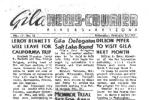 Gila News-Courier Vol. IV No. 13 (February 14, 1945) (ddr-densho-141-371)