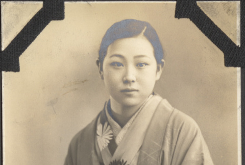 Portrait of Nobuko Haguri (ddr-densho-432-128)