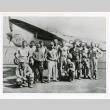 Japanese servicepeople posing with crew of the B-17 and pilots of the P-38s, who landed in Japan a week before surrender (ddr-densho-1007-117)