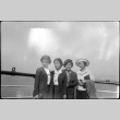 Four woman on ship (ddr-densho-426-1471)