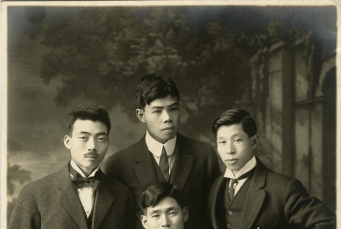 Portrait of Issei men (ddr-densho-35-293)