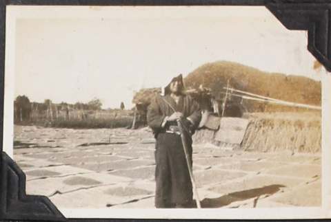 Women with drying rice (ddr-densho-326-327)