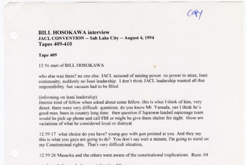 Bill Hosokawa Interview (ddr-densho-122-888)
