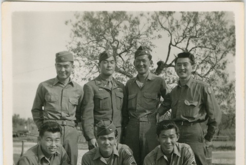 Seven Japanese American soldiers (ddr-densho-201-43)