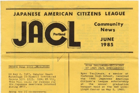 JACL Portland Community News (ddr-densho-275-35)