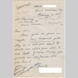 Letter sent to T.K. Pharmacy from Heart Mountain concentration camp (ddr-densho-319-308)